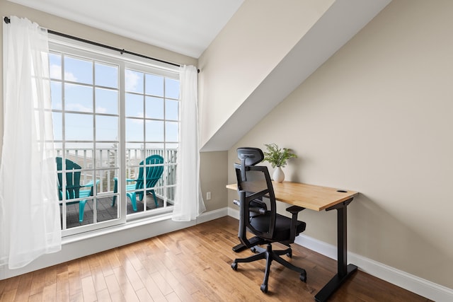 180 E Grand Ave Unit 3, Old Orchard Beach, ME 04064 - office with wood finished floors and baseboards