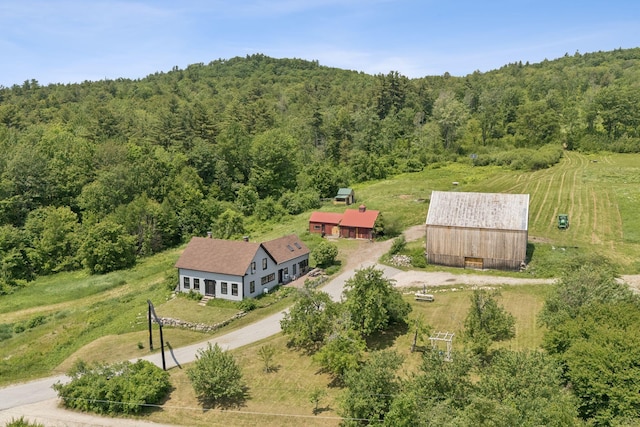 30 Graffam Rd, Baldwin, ME 04091 - view from above of property with a forest