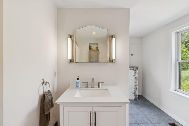 30 Graffam Rd, Baldwin, ME 04091 - bathroom with baseboards and vanity