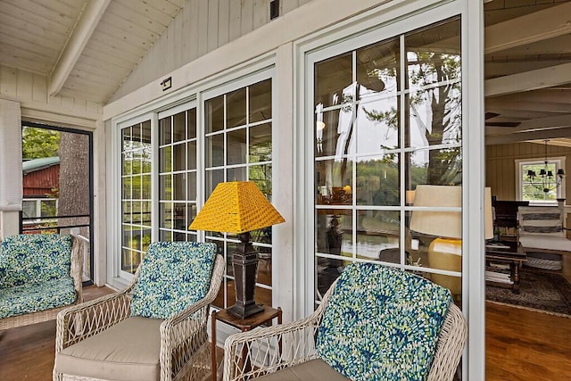 75 Spaulding Point Rd, Belgrade, ME 04917 - view of sunroom