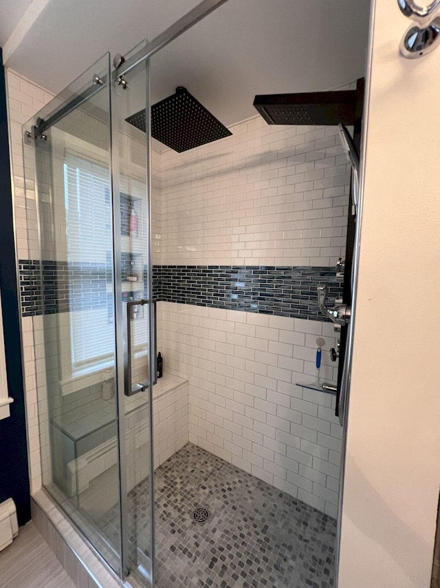 227 Back Rd, Skowhegan, ME 04976 - full bath with a stall shower