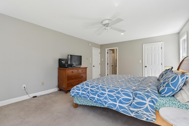 24 Cottagewood Ln, Kennebunk, ME 04043 - bedroom with carpet and a ceiling fan
