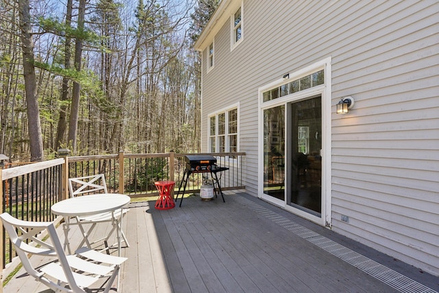 24 Cottagewood Ln, Kennebunk, ME 04043 - wooden terrace featuring area for grilling