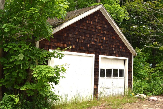 171 Hancock Pond Rd, Sebago, ME 04029 - view of detached garage