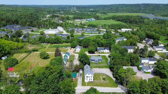 11 Gardner Ave, Machias, ME 04654 - aerial perspective of suburban area featuring a forest