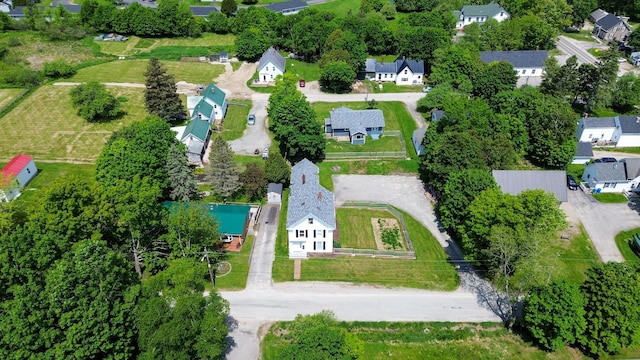 11 Gardner Ave, Machias, ME 04654 - aerial perspective of suburban area featuring a pool