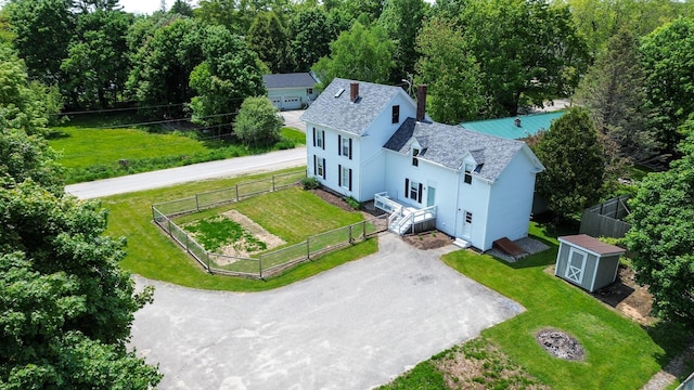 11 Gardner Ave, Machias, ME 04654 - view from above of property