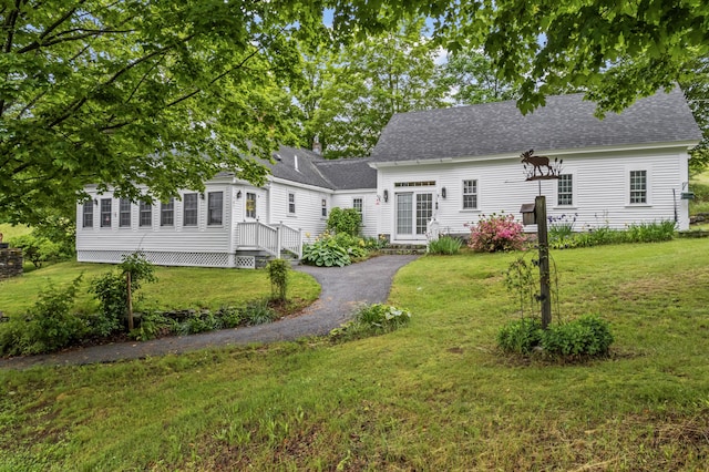 507 Ford Quint Rd, North Berwick, ME 03906 - back of property featuring a yard and a shingled roof