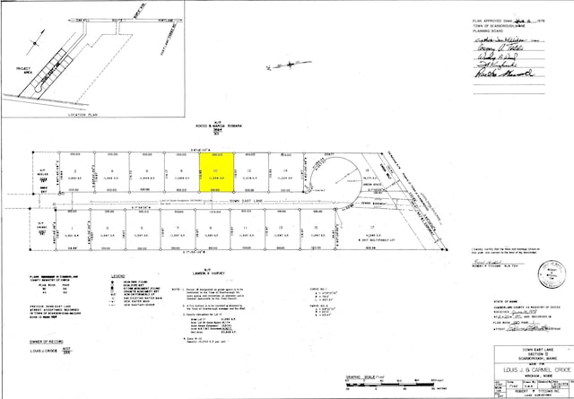 24 Down E Ln, Scarborough, ME 04074 - map showing property parcels