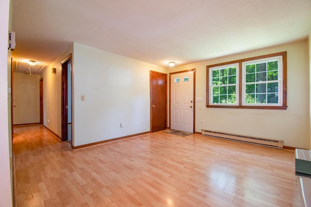 24 Down E Ln, Scarborough, ME 04074 - foyer entrance featuring baseboard heating and light wood-style floors