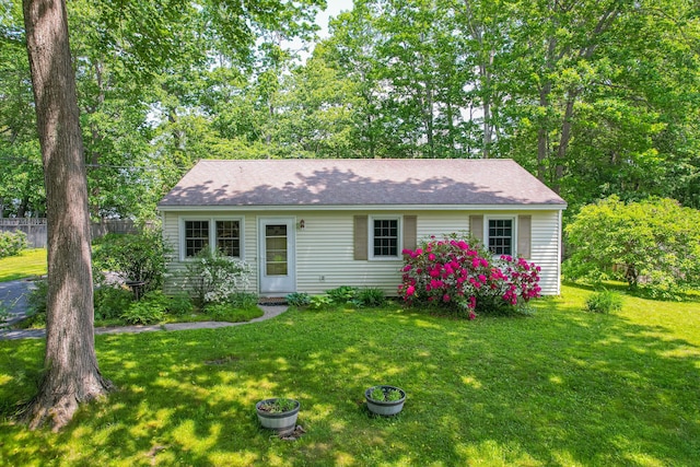 24 Down E Ln, Scarborough, ME 04074 - view of front facade with a shingled roof