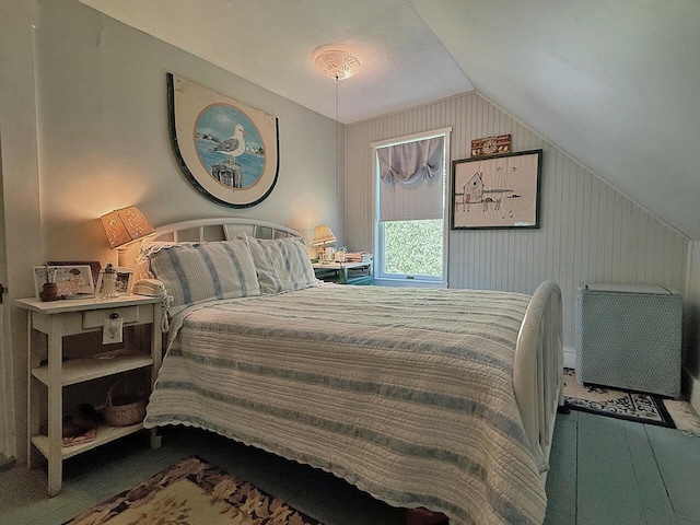 99 Huddle Rd, Bristol, ME 04554 - bedroom featuring lofted ceiling