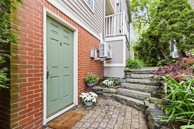 16 Guilford Ct Unit B1, Portland, ME 04101 - view of exterior entry featuring brick siding