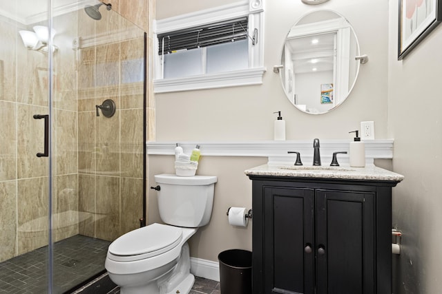 16 Guilford Ct Unit B1, Portland, ME 04101 - bathroom featuring vanity and a stall shower