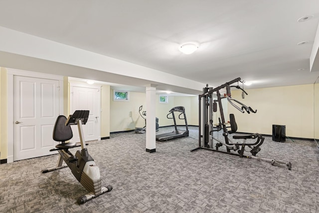 22 Channel Cove Ln, Biddeford, ME 04005 - workout area featuring carpet floors