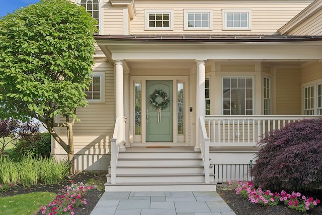 22 Channel Cove Ln, Biddeford, ME 04005 - property entrance with a porch