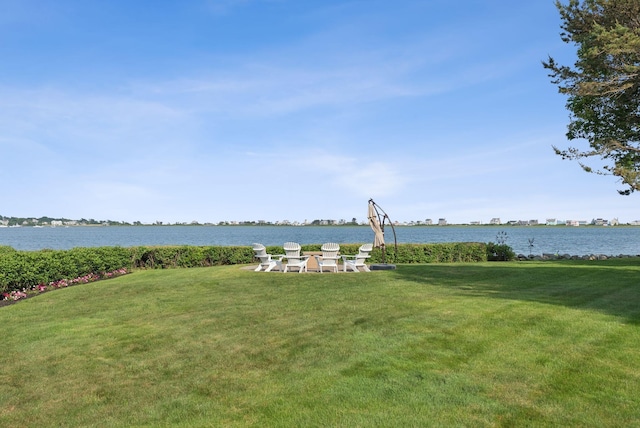 22 Channel Cove Ln, Biddeford, ME 04005 - view of green lawn with a water view