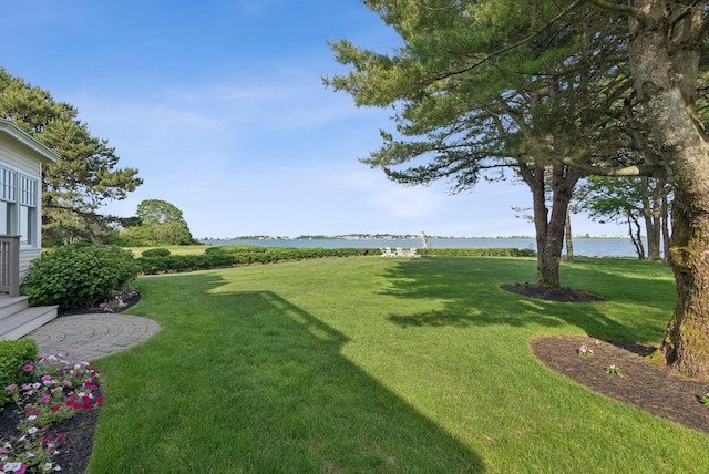 22 Channel Cove Ln, Biddeford, ME 04005 - view of grassy yard with a water view