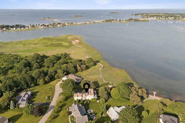 22 Channel Cove Ln, Biddeford, ME 04005 - aerial view of property and surrounding area featuring a nearby body of water