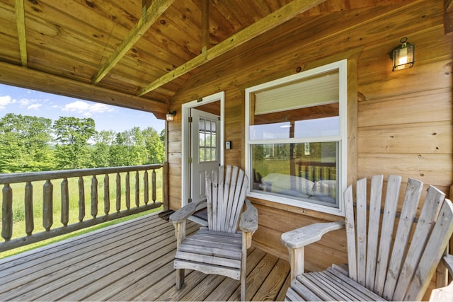 1535 Bailey Rd, Knox, ME 04986 - view of deck