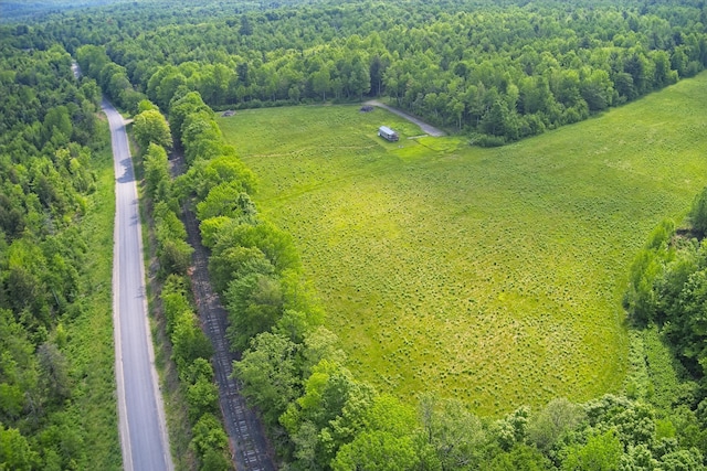 1535 Bailey Rd, Knox, ME 04986 - aerial view of sparsely populated area featuring a heavily wooded area