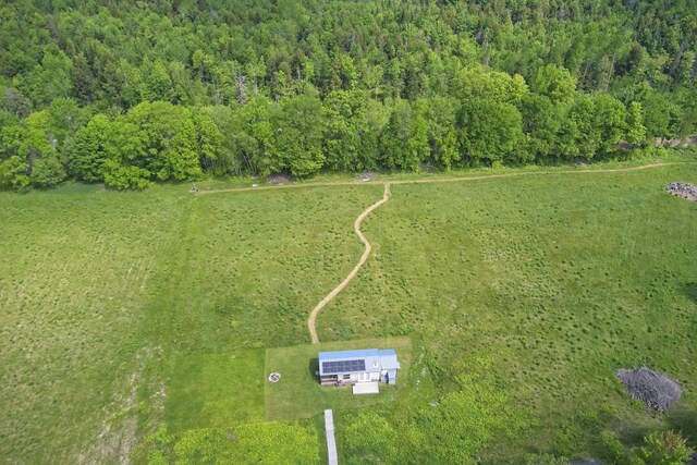 1535 Bailey Rd, Knox, ME 04986 - aerial view of property's location with a heavily wooded area