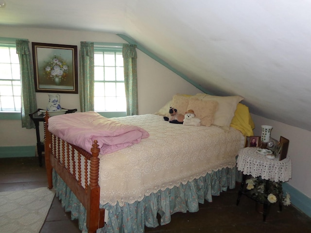 1089 Maplewood Rd, Newfield, ME 04095 - bedroom with lofted ceiling
