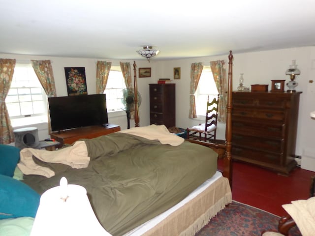 1089 Maplewood Rd, Newfield, ME 04095 - bedroom featuring a baseboard heating unit