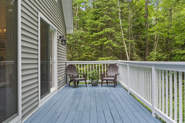 47 Double M Ln, Woolwich, ME 04579 - view of wooden deck