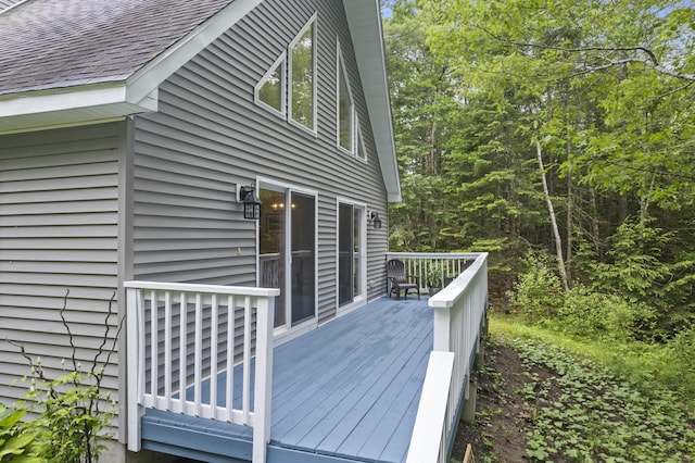 47 Double M Ln, Woolwich, ME 04579 - view of wooden deck