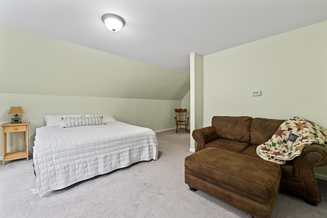 47 Double M Ln, Woolwich, ME 04579 - bedroom featuring carpet floors and lofted ceiling