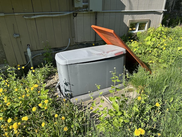 396 Smyrna Town Line Rd, Smyrna, ME 04780 - exterior view of a power unit and electric meter