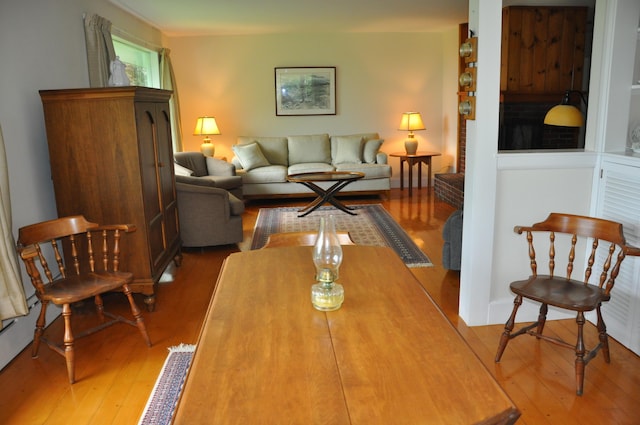 241 Bristol Rd, Damariscotta, ME 04543 - dining space with hardwood / wood-style flooring