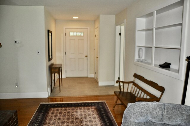 241 Bristol Rd, Damariscotta, ME 04543 - foyer entrance with wood finished floors and baseboards