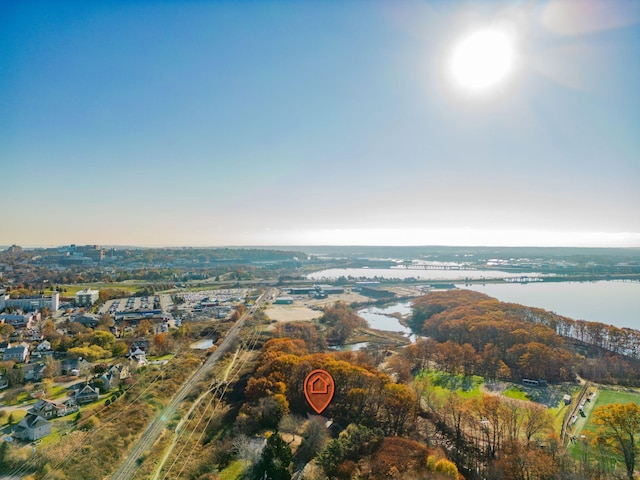 162 Hobart St, Portland, ME 04102 - aerial view of property and surrounding area with a nearby body of water