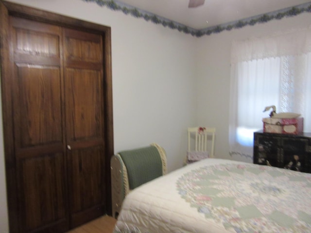 242 Newport Rd, Corinna, ME 04928 - bedroom with light wood-style flooring