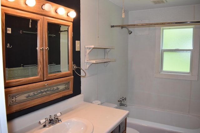 25 Ariel St, Lincoln, ME 04457 - full bathroom with shower / bathtub combination and vanity