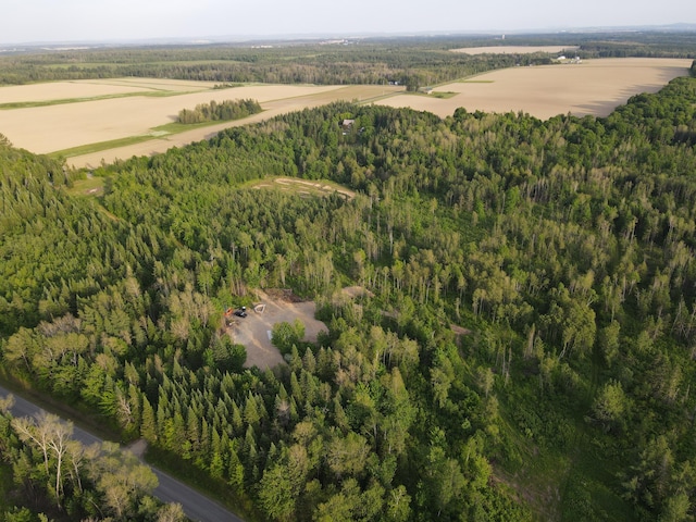 247 Haney Rd, Connor Twp, ME 04736 - aerial overview of property's location with a forest