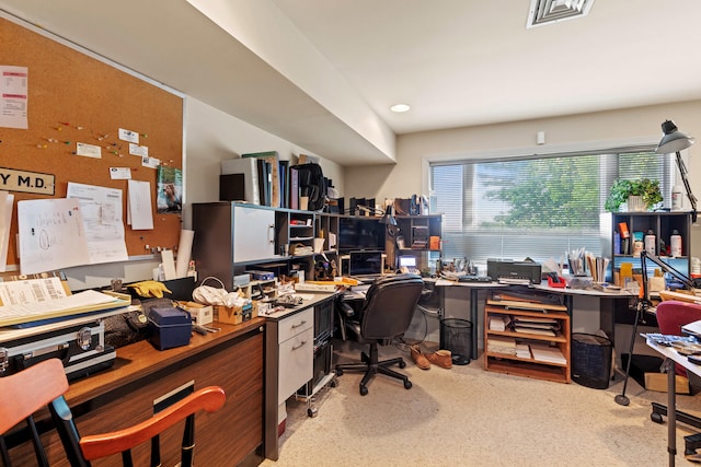 33 Lakeview Ln, Harrison, ME 04040 - office with carpet