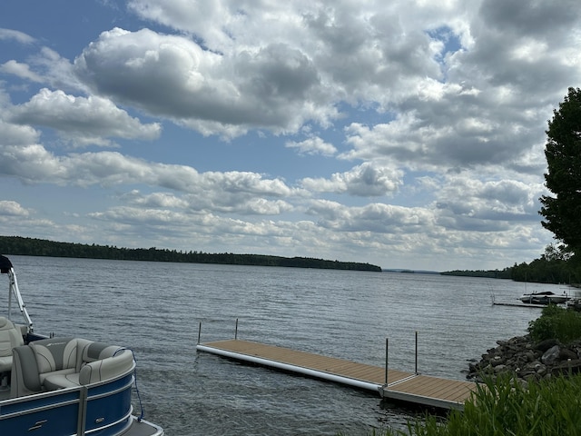 50 Forget Me Not Ln, Orient, ME 04471 - dock area with a water view