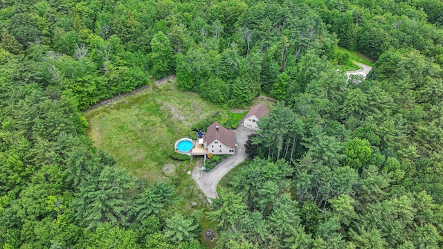 370 Center Conway Rd, Brownfield, ME 04010 - aerial overview of property's location featuring a forest