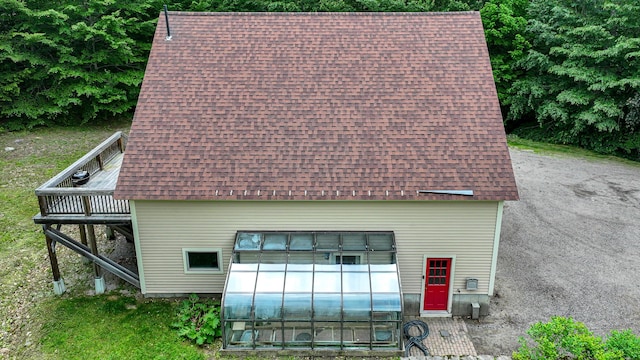 370 Center Conway Rd, Brownfield, ME 04010 - view from above of property