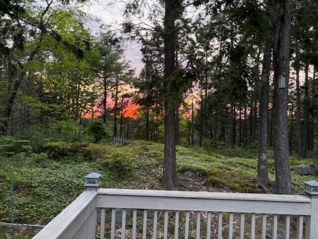 9 Kennebec Cir, Bath, ME 04530 - view of yard at dusk