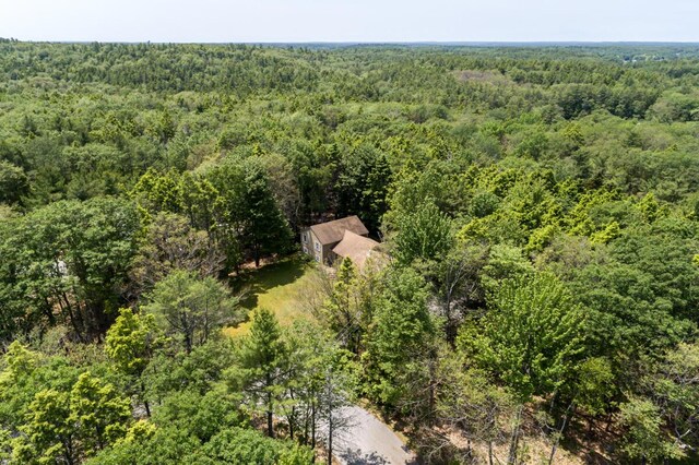 9 Kennebec Cir, Bath, ME 04530 - aerial view of property and surrounding area featuring a forest