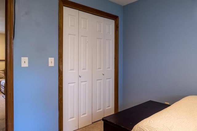 9 Kennebec Cir, Bath, ME 04530 - bedroom with a closet and light colored carpet