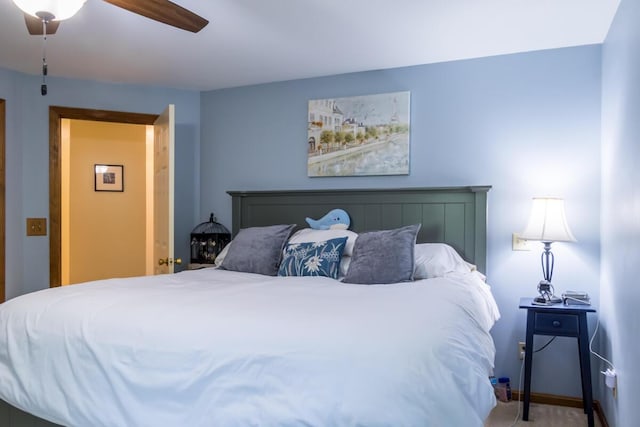 9 Kennebec Cir, Bath, ME 04530 - bedroom with a ceiling fan