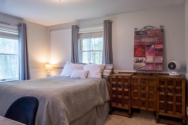9 Kennebec Cir, Bath, ME 04530 - carpeted bedroom with wainscoting