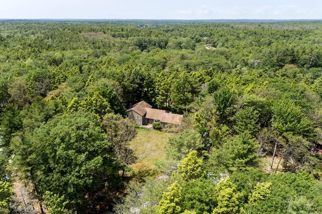 9 Kennebec Cir, Bath, ME 04530 - aerial view of property and surrounding area featuring a forest