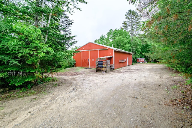 41 Dundee Rd, Albany Twp, ME 04217 - view of pole building