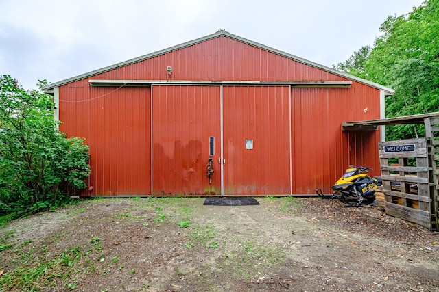 41 Dundee Rd, Albany Twp, ME 04217 - view of pole building